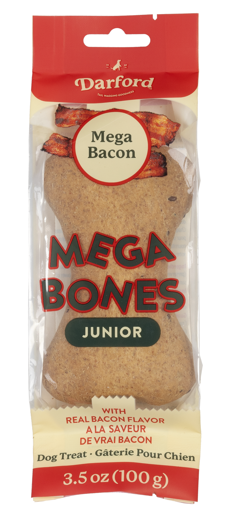 Mega Bones Bacon Flavor Dog Treat