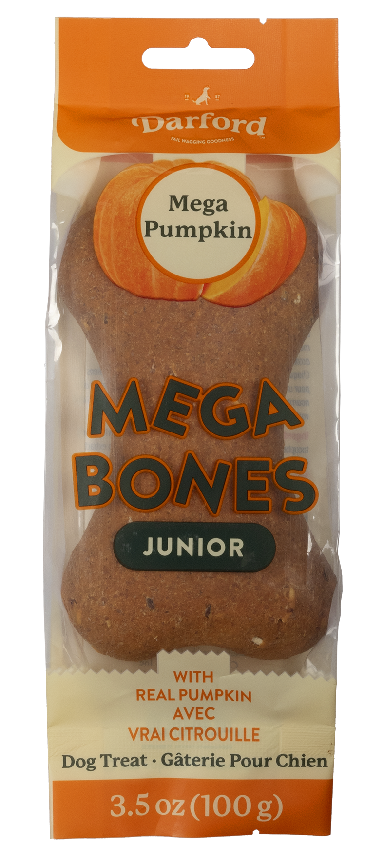 Mega Bones Pumpkin Dog Treat