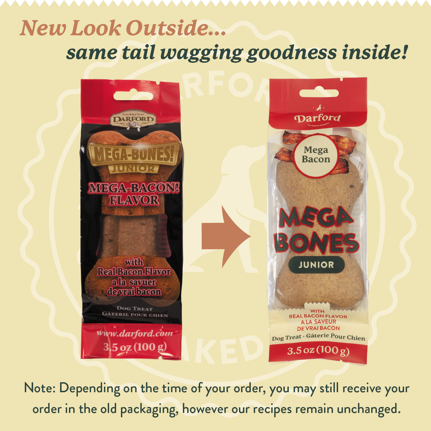 Mega Bones Bacon Flavor Dog Treat