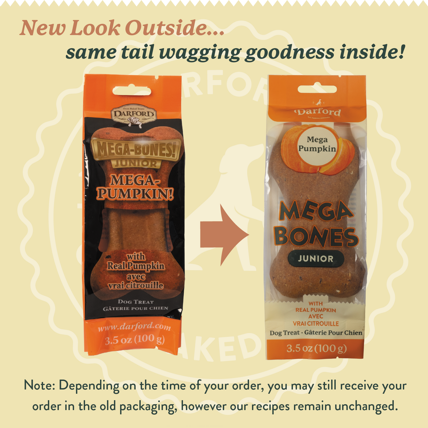 Mega Bones Pumpkin Dog Treat