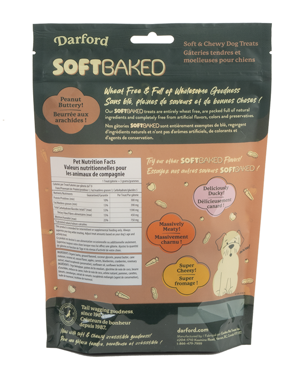 Soft Baked Peanut Buttery Dog Treat