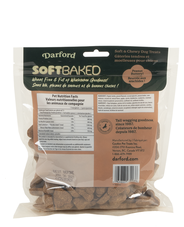 Soft Baked Peanut Buttery Dog Treat