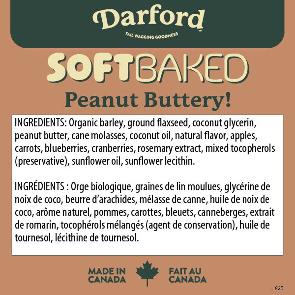 Soft Baked Peanut Buttery Dog Treat