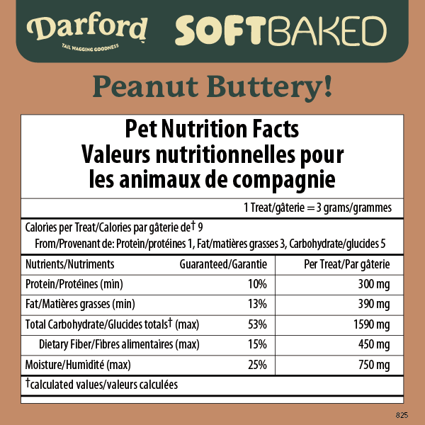Soft Baked Peanut Buttery Dog Treat