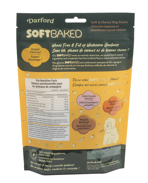 Soft Baked Super Cheesy Dog Treat