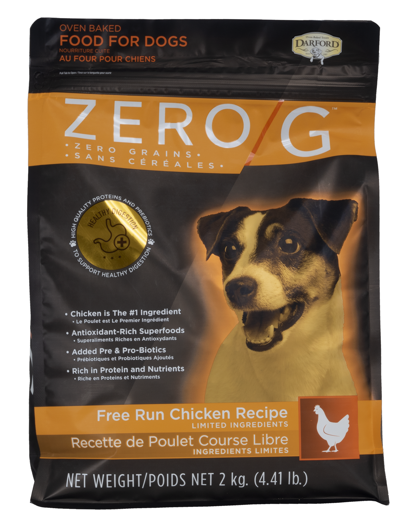 Zero/G Dog Food Free Run Chicken Recipe