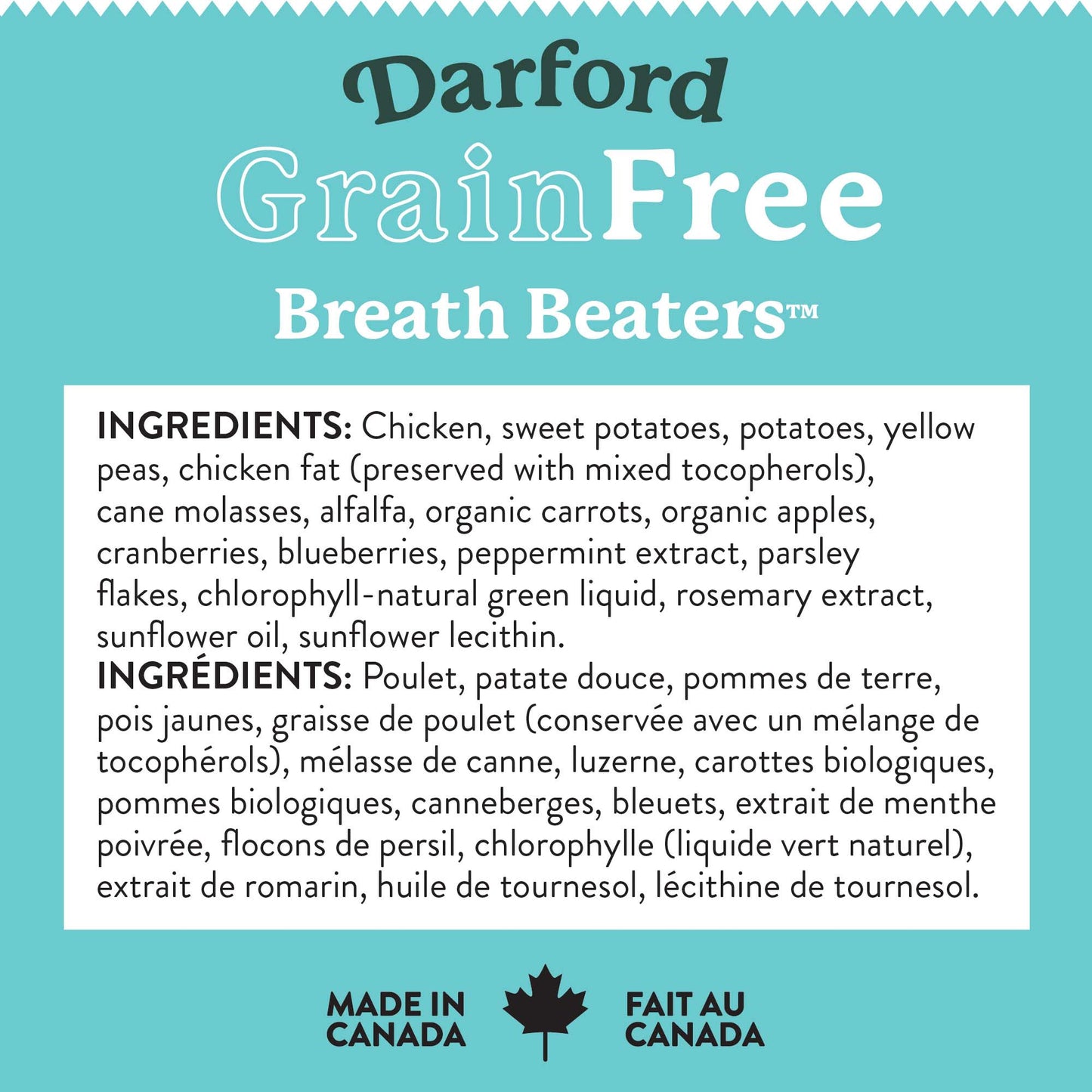 Grain Free Breath Beaters™ Dog Treats