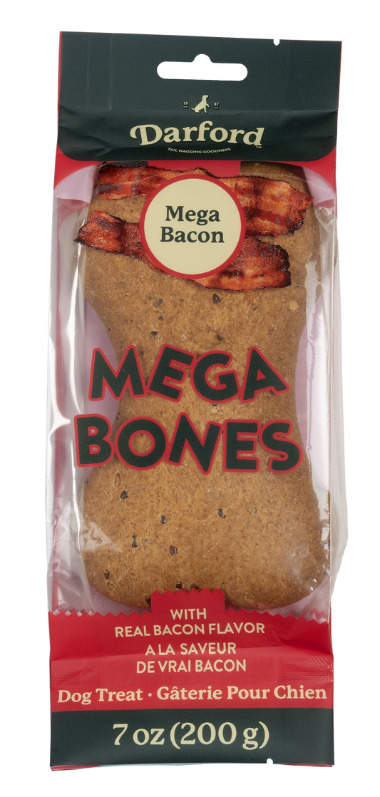 Mega Bones Bacon Flavor Dog Treat