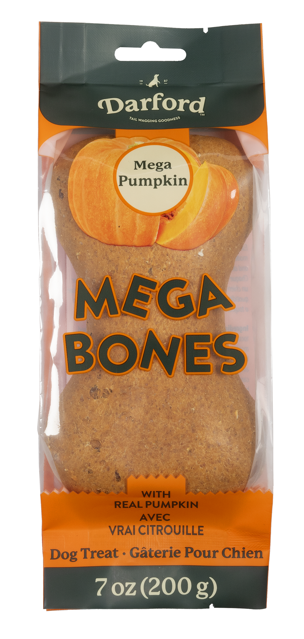 Mega Bones Pumpkin Dog Treat