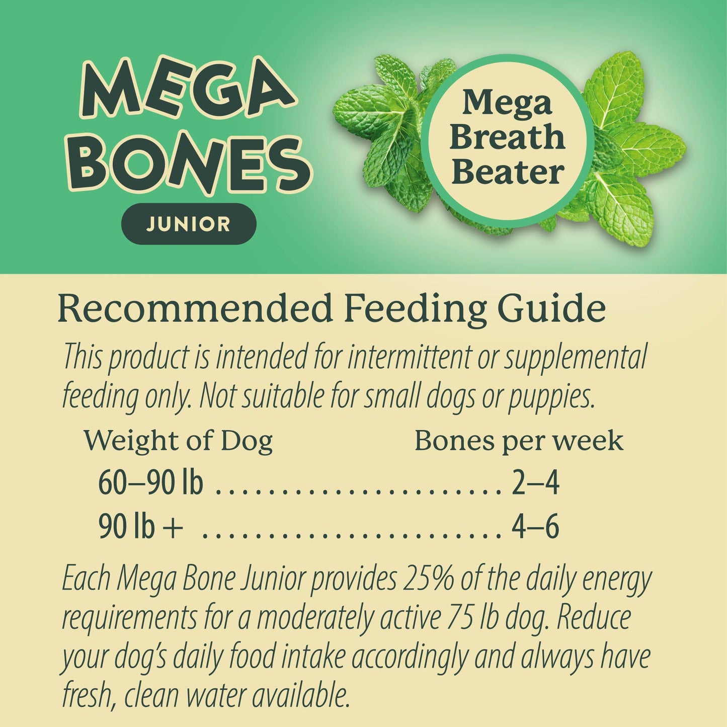 Mega Bones Breath Beater Dog Treat