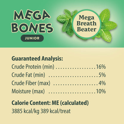 Mega Bones Breath Beater Dog Treat