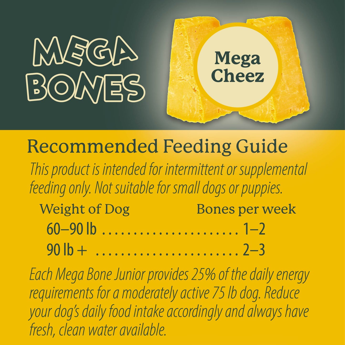 Mega Bones Cheez Dog Treat