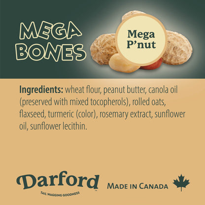 Mega Bones P'Nut Dog Treat