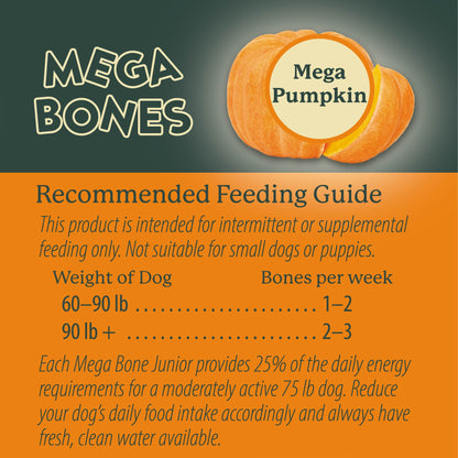 Mega Bones Pumpkin Dog Treat