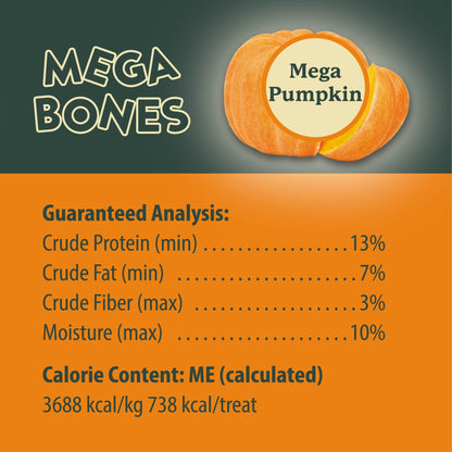 Mega Bones Pumpkin Dog Treat