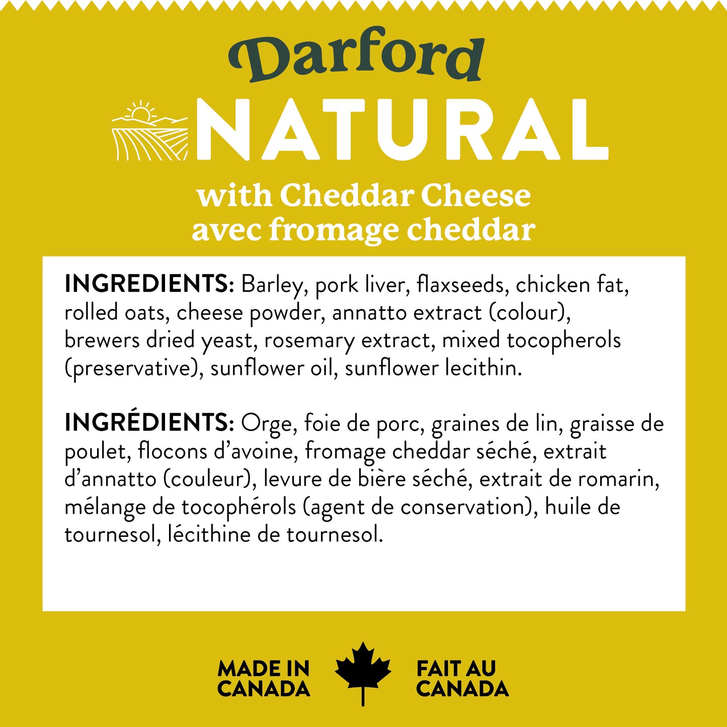 Natural Cheddar Cheese Dog Treats