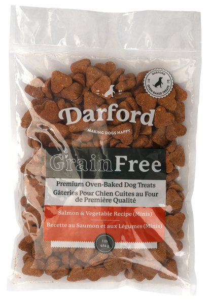 Grain Free Salmon & Vegetable Recipe Mini Dog Treats