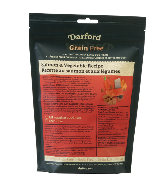 Grain Free Salmon & Vegetable Recipe Dog Treats