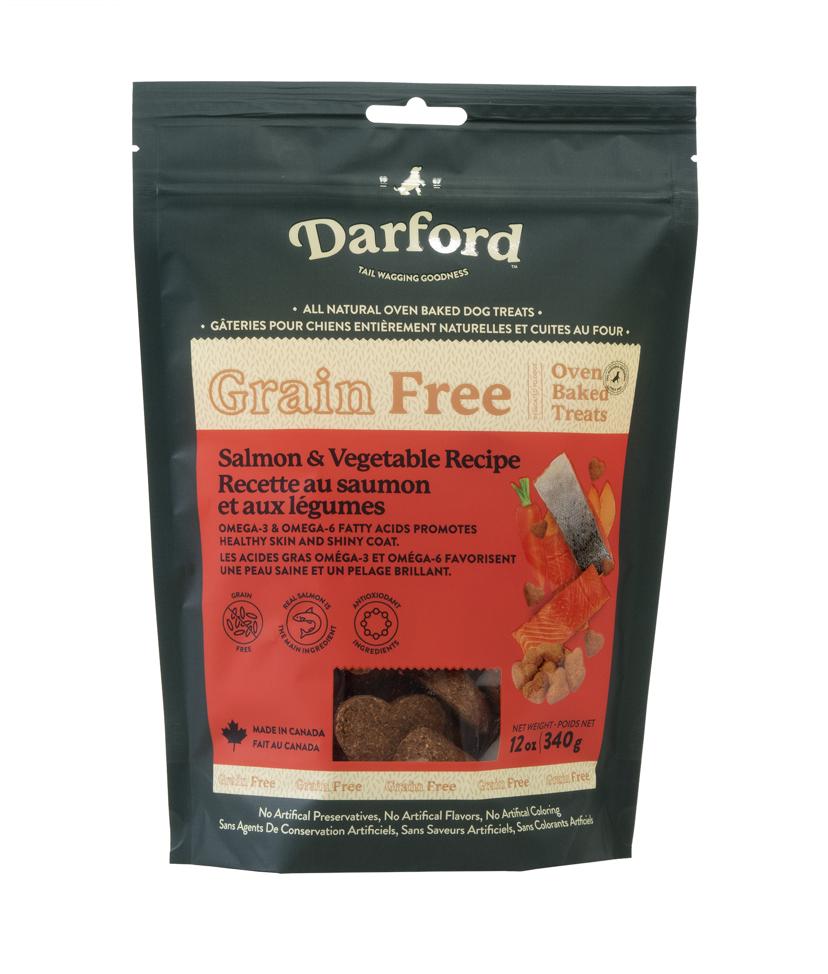 Grain Free Salmon & Vegetable Recipe Dog Treats – DARFORD Store