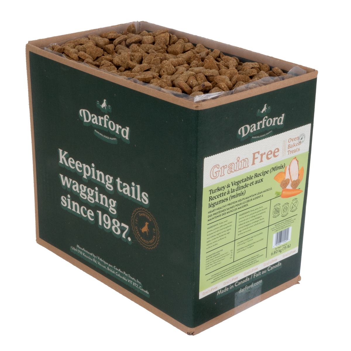 Grain Free Turkey & Vegetable Recipe Mini Dog Treats