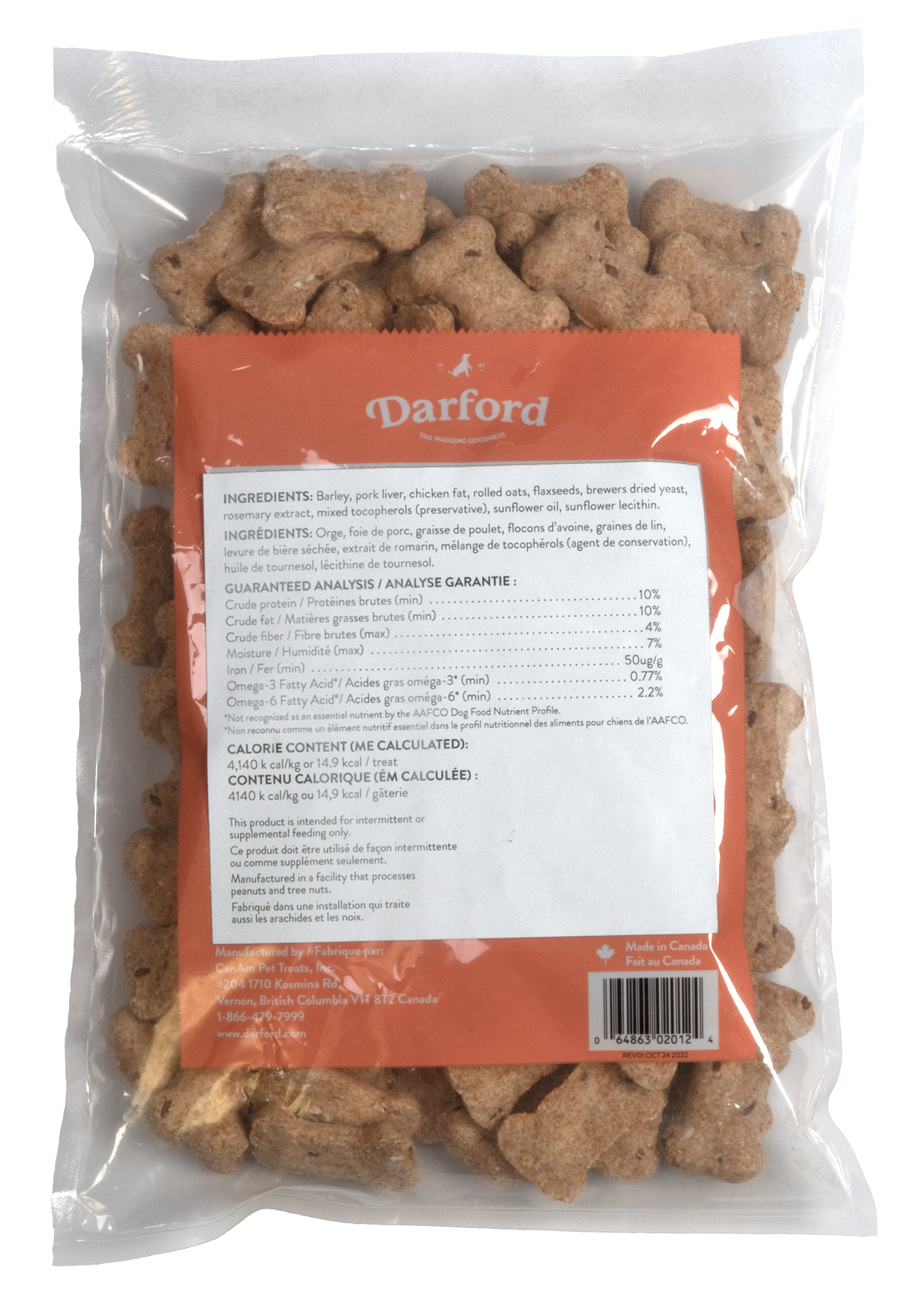 Natural Liver & Flaxseed Dog Treats