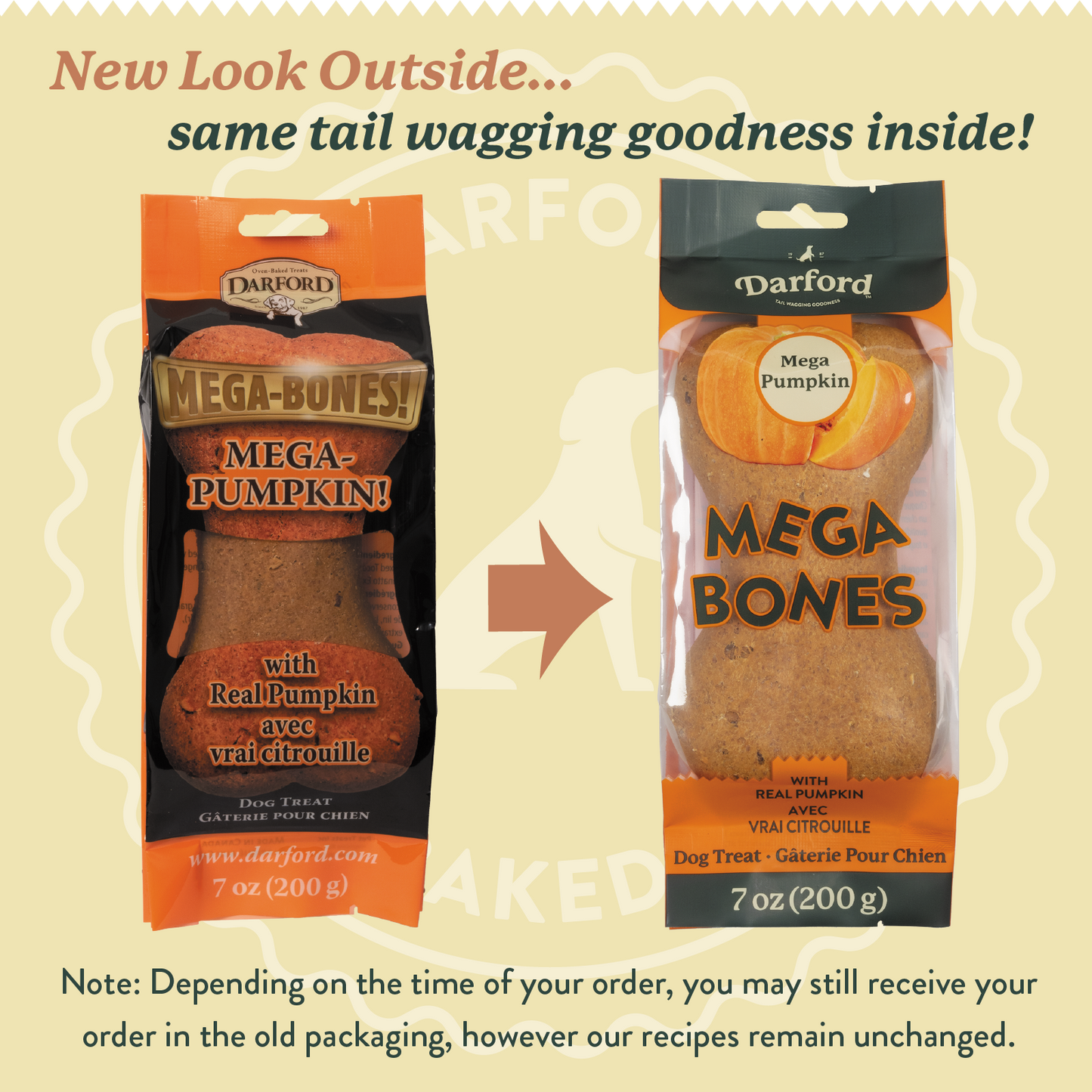 Mega Bones Pumpkin Dog Treat