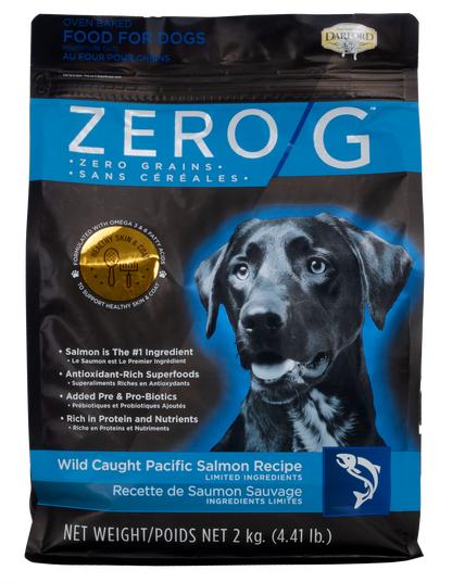 Zero/G Dog Food Wild Caught Pacific Salmon Recipe