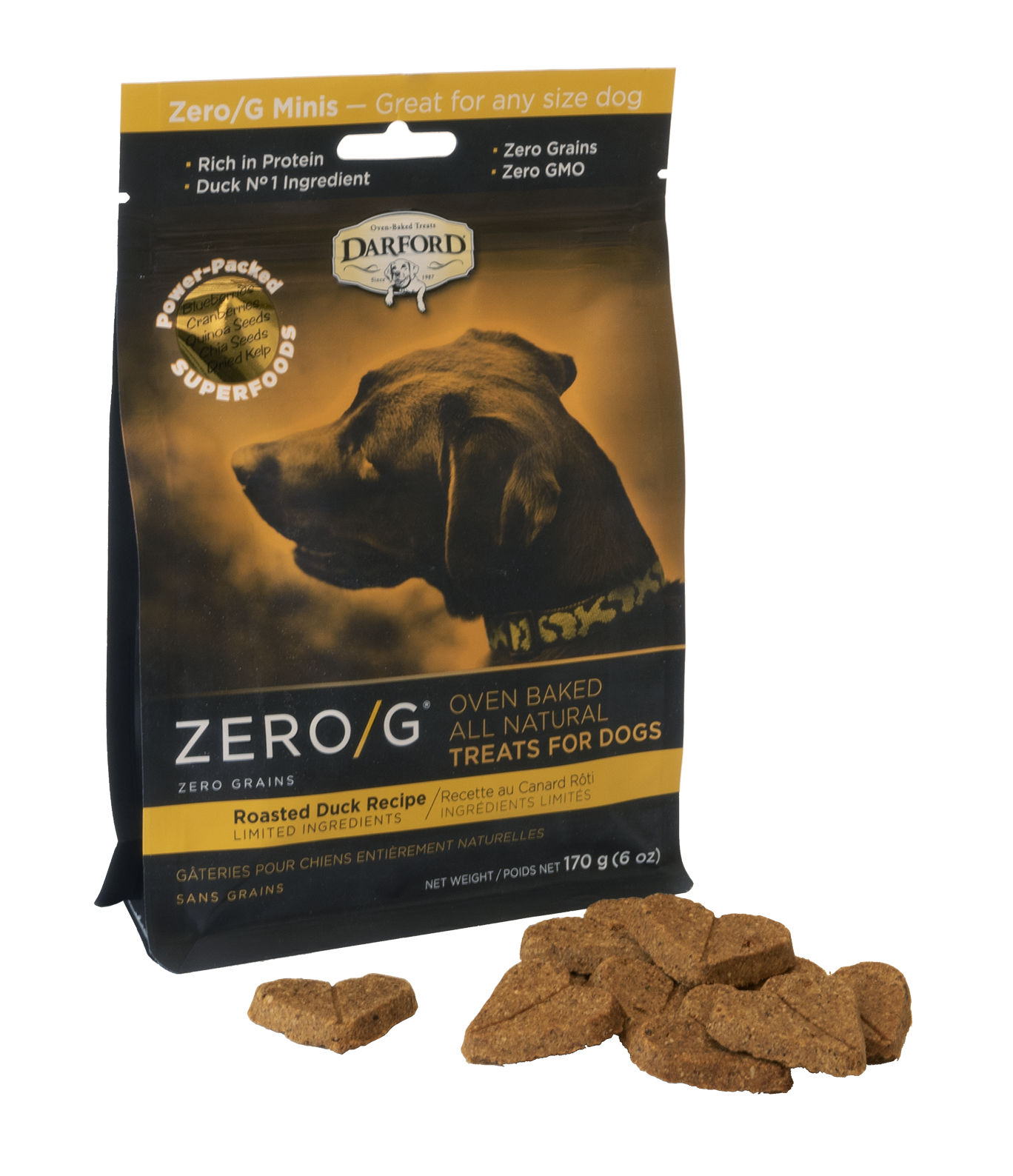 Zero/G Roasted Duck Dog Treats