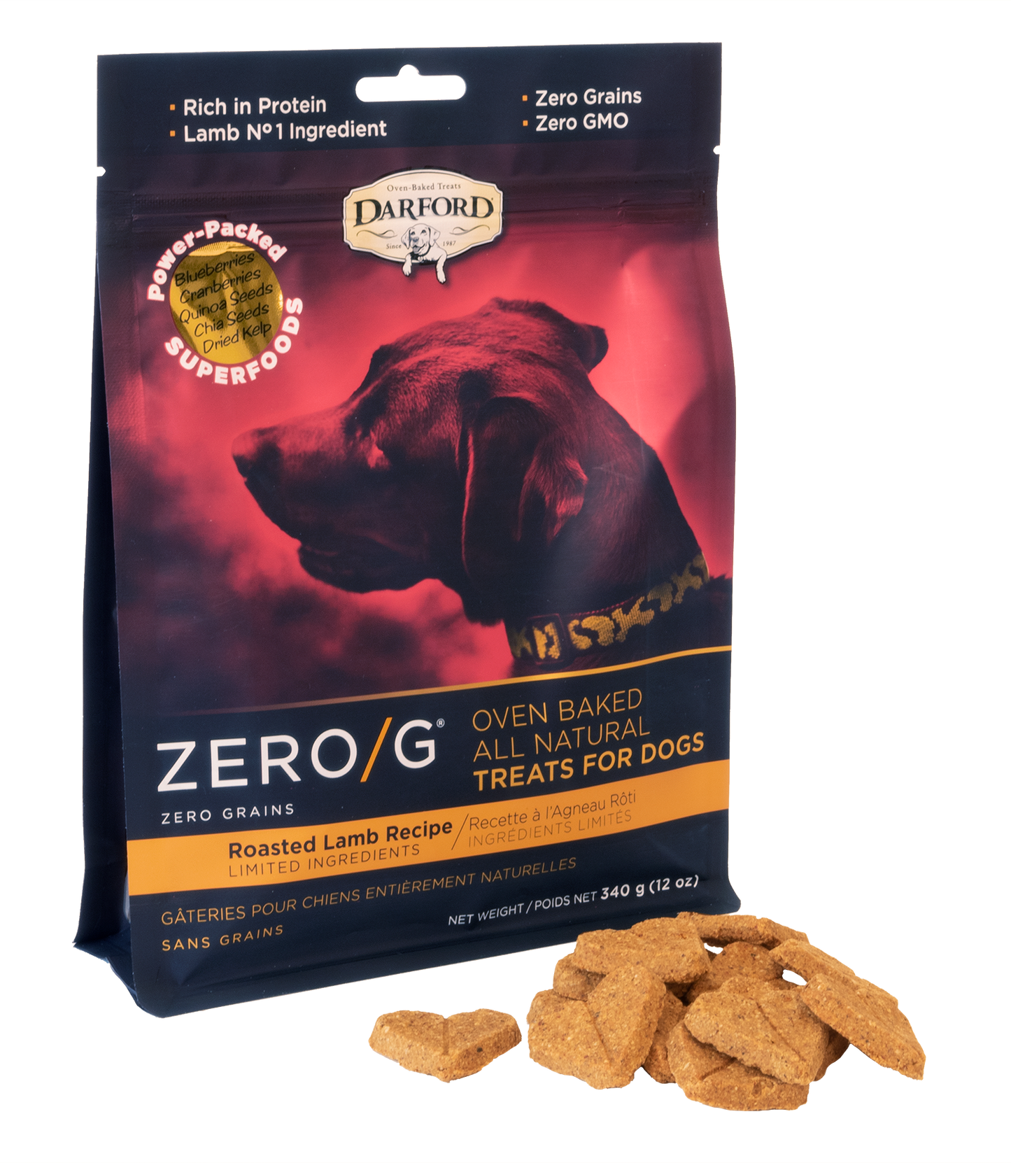 Zero/G Roasted Lamb Dog Treats