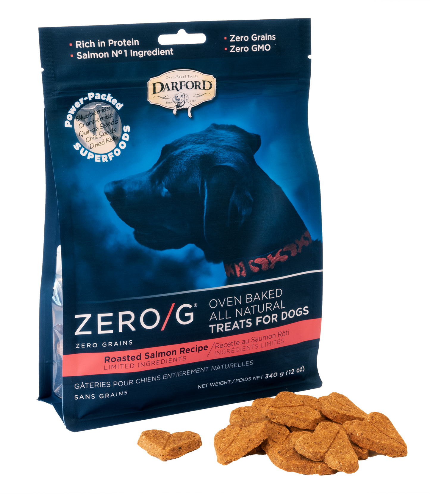 Zero/G Roasted Salmon Dog Treats