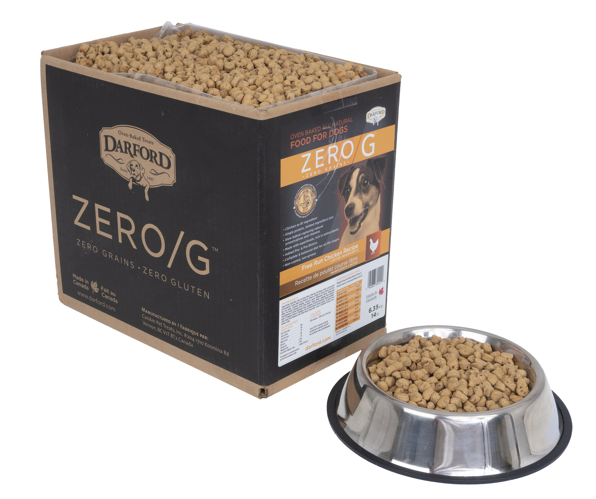 Darford Zero/G Free Run Chicken Recipe Dry Dog Food