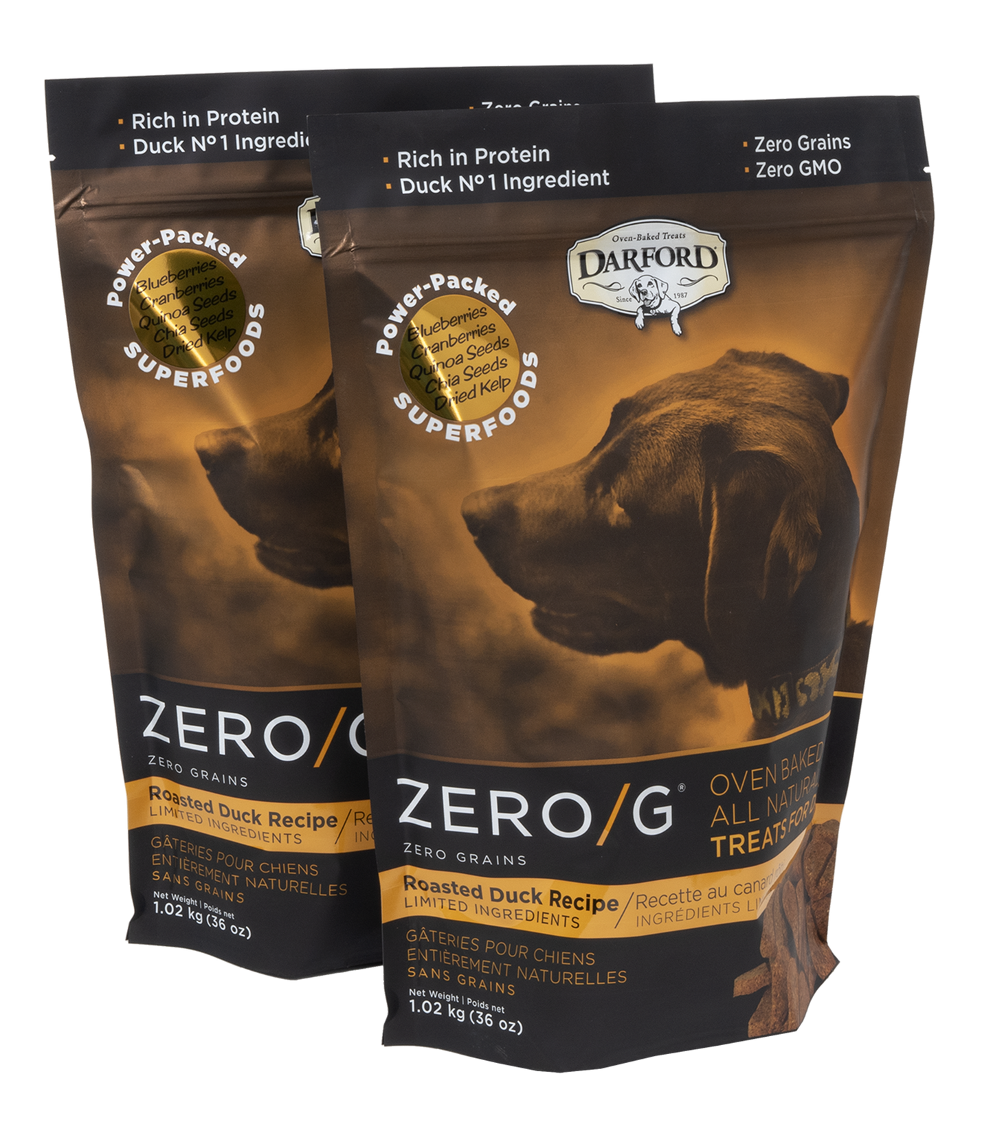 Zero/G Roasted Duck Dog Treats