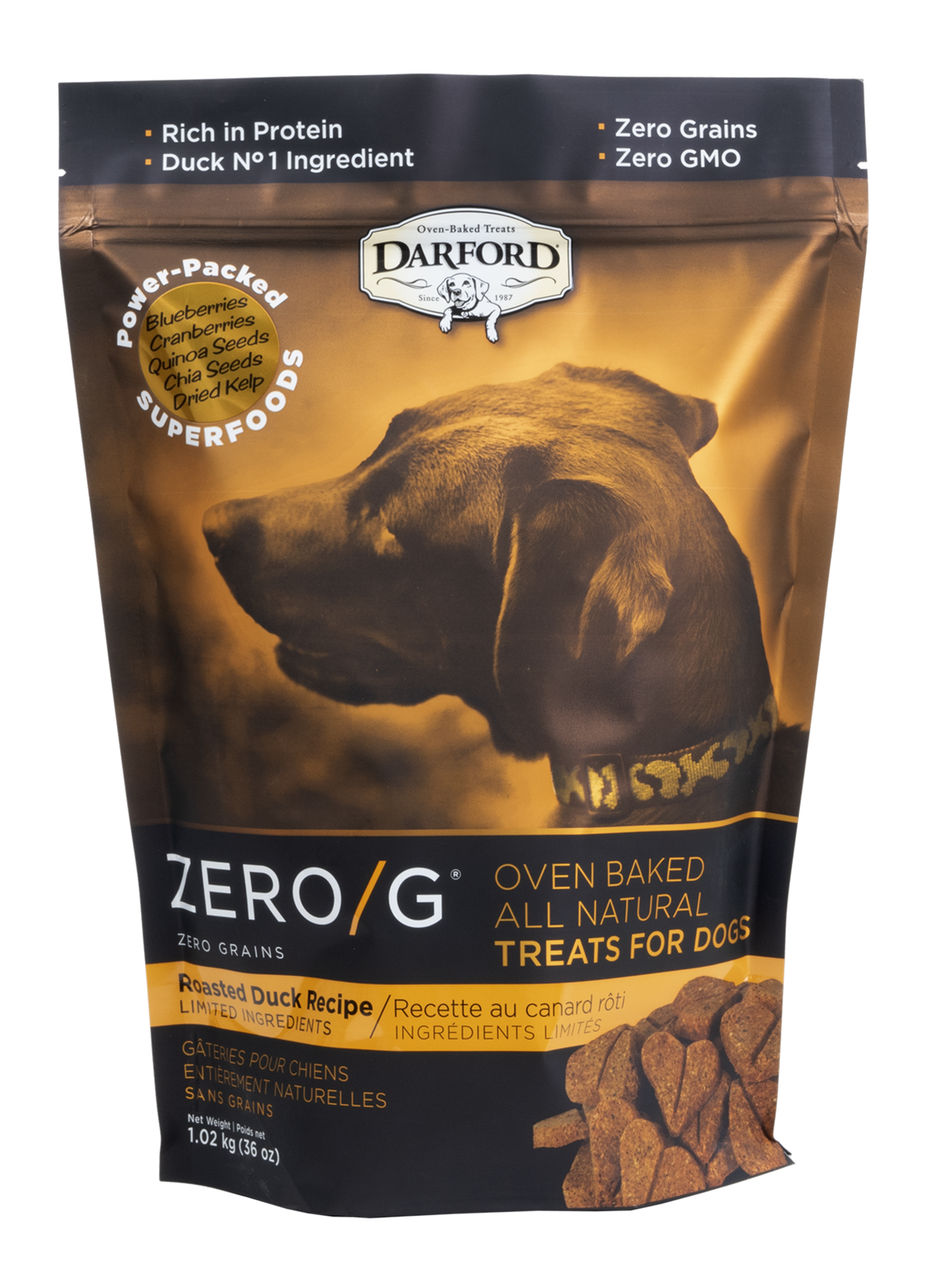 Zero/G Roasted Duck Dog Treats