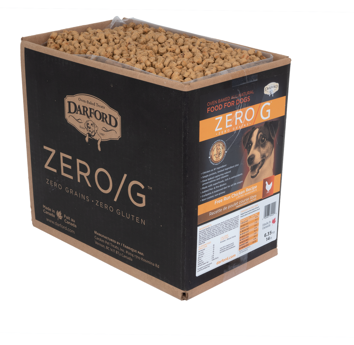 Zero/G Dog Food Free Run Chicken Recipe